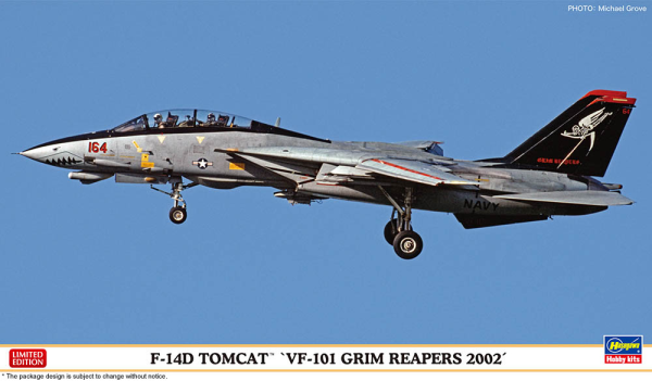 F-14D Tomcat VF-101 Grim Reapers 2002 1/72 #0244 by Hasegawa