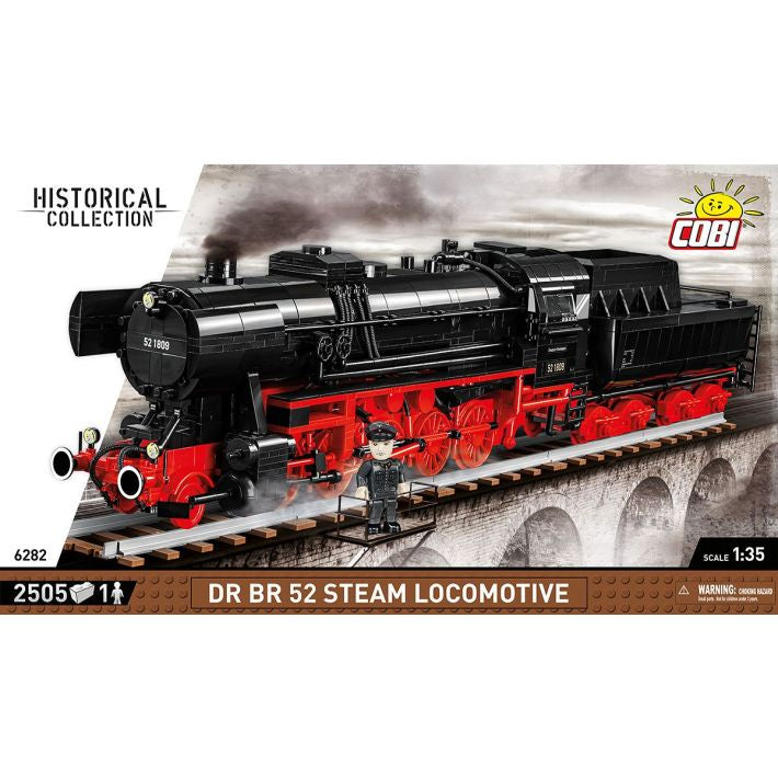 Cobi Historical Collection Trains:  DR BR 52 Steam Locomotive 2400 PCS