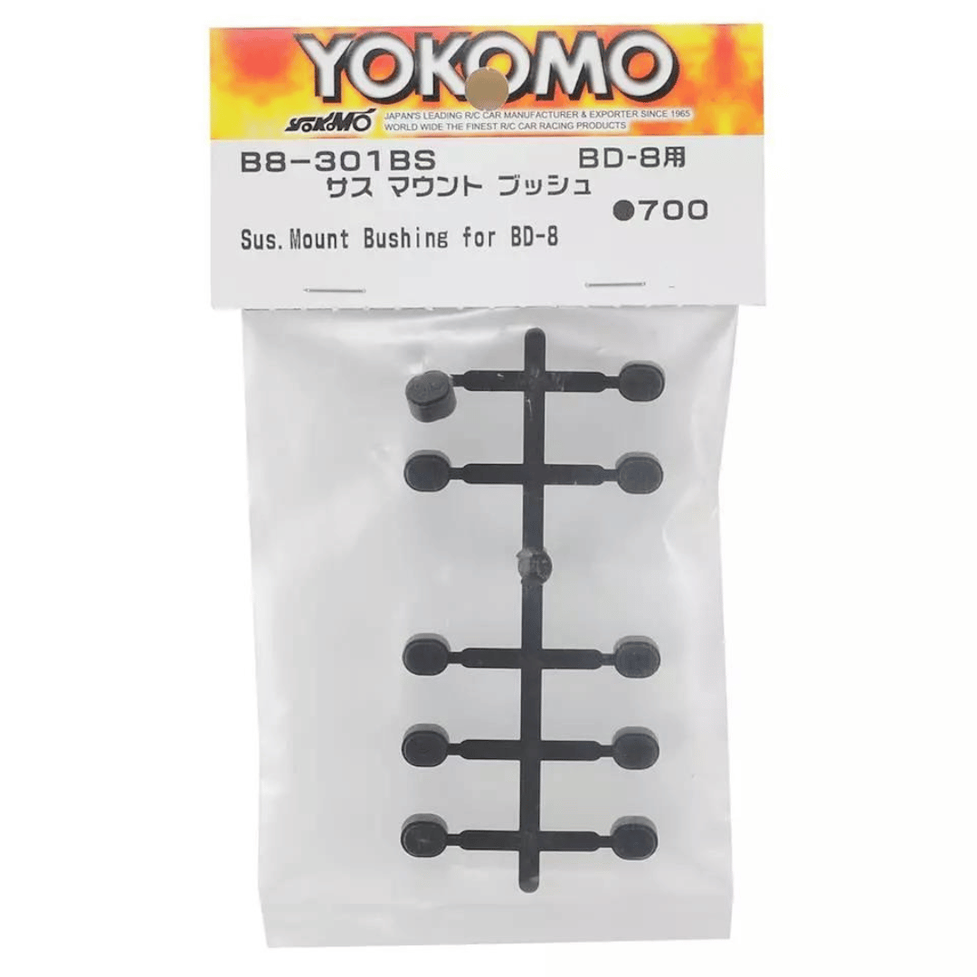 Yokomo Plastic Suspension Mount Bushing Set - YOKB8-301BSA