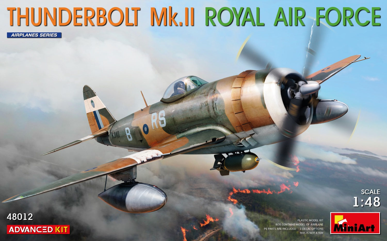 Thunderbolt MK.II Royal Air Force Advanced Kit 1/48 #48012 by Miniart