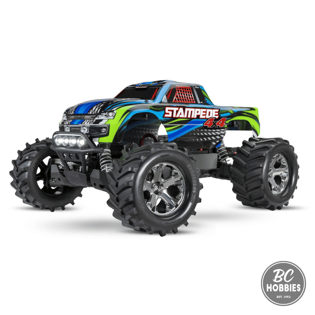 Traxxas 1/10 4WD Monster Truck RTR Stampede w/Radio/Battery/LED Lights - Assorted Colours TRA67054-61