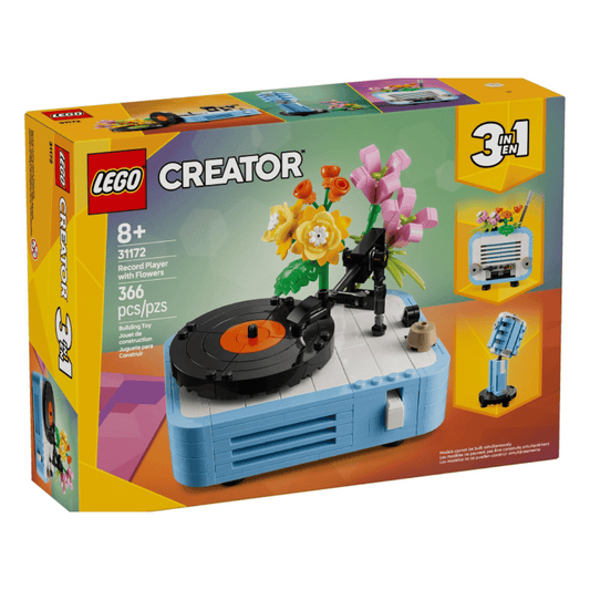 Lego Creator 3-in-1: Record Player with Flowers 31172