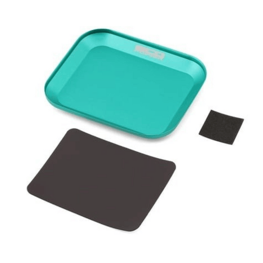 EcoPower Small Aluminum Magnetic Parts Tray/Screw Catcher(108X89X10mm) (4.25x3.5x0.39in) - Assorted Colours
