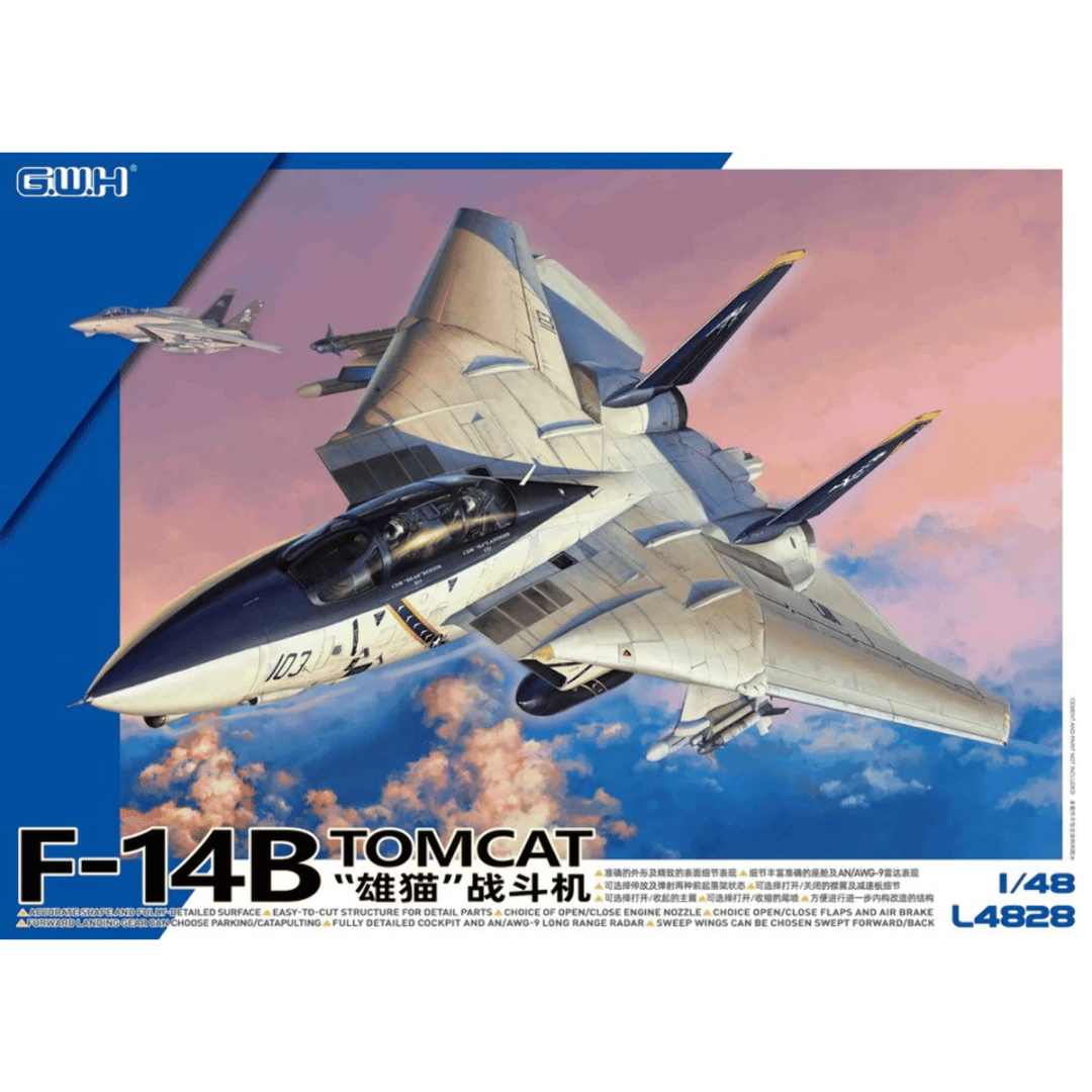 US Navy F-14B Tomcat 1/48 #L4828 by GWH