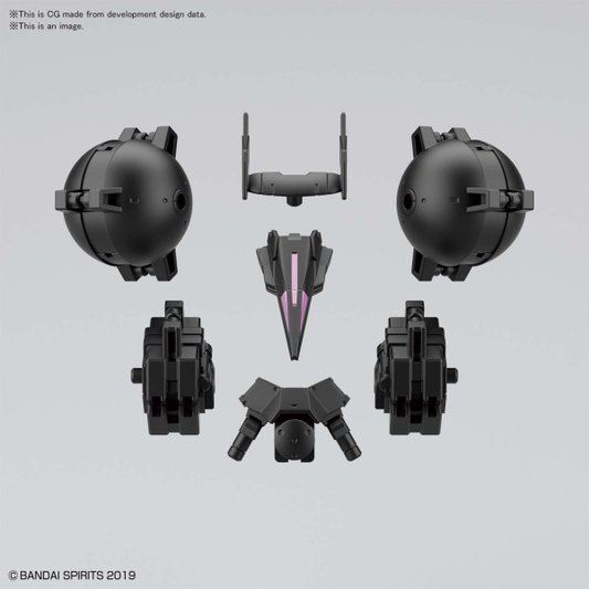30MM Option Parts Set Armor For High-Mobility [Cielnova Exclusive / Black] #5060930 by Bandai