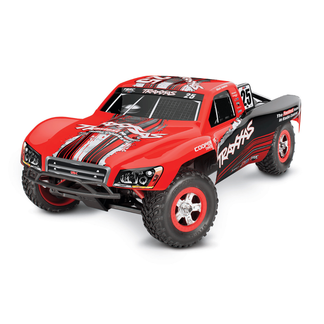 Traxxas Slash 4x4 1/16 4WD RTR Short Course Truck (Red) w/XL-2.5 ESC, TQ 2.4GHz Radio, Battery & USB-C Charger - Assorted Colours TRA70054-8