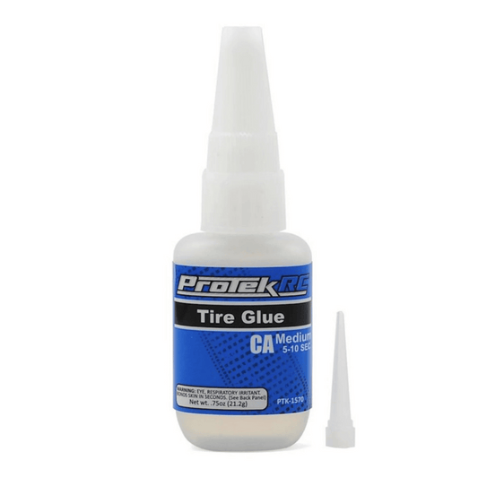 ProTek RC CA Tire Glue w/Glue Tip (Medium) (0.75oz) - PTK-1570