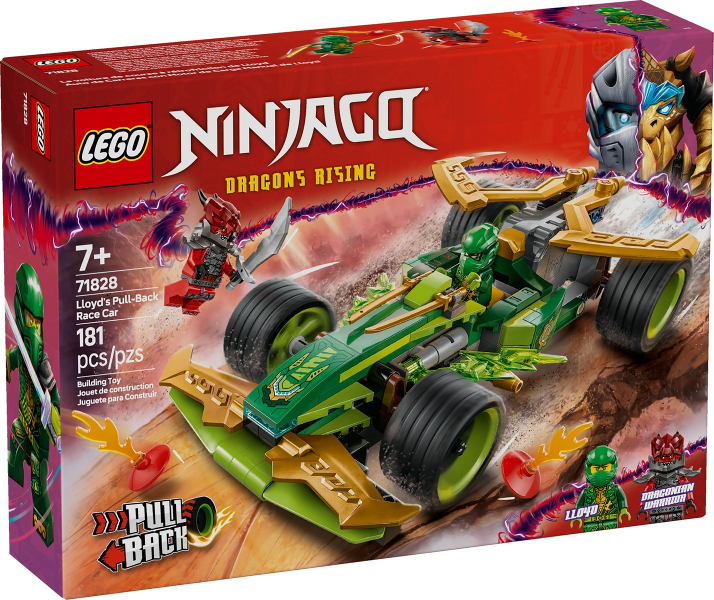 Lego Ninjago: Lloyd's Pull-Back Race Car 71828