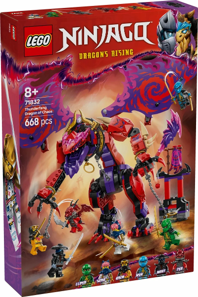 Lego Ninjago: Thunderfang Dragon of Chaos 71832