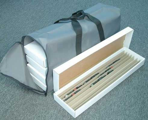 A Line Product Low-Side Containers Set - Includes: Case, Five Containers - Hobby Tote #19262