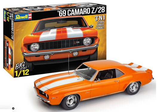 1969 Chevy Camaro 1/12 #2812 by Revell