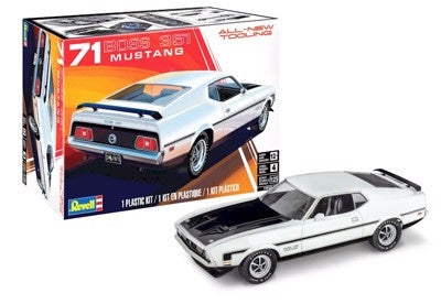 1971 Mustang Boss 351 1/25 #4512 by Revell