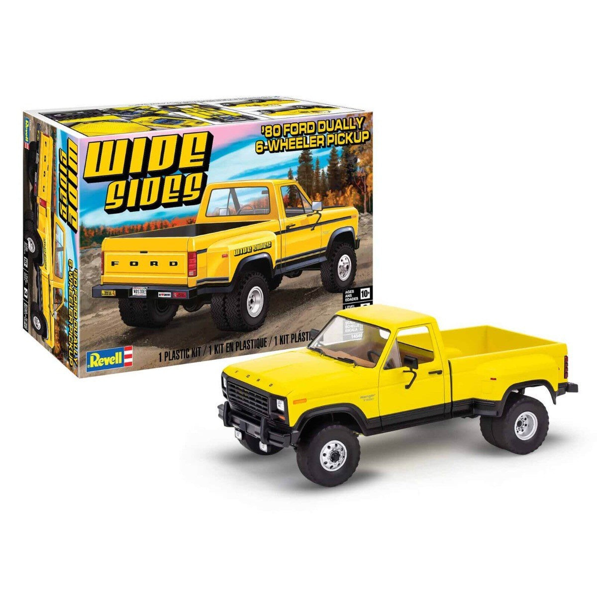 1980 Ford Dually 6-Wheeler Pickup Wide Sides 1/25 #4546 by Revell