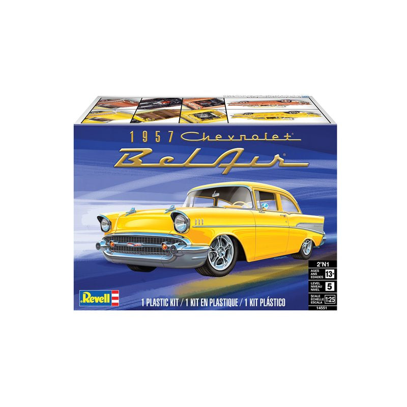 19 57 Chevy Bel Air 2In1 1/25 #4551 by Revell