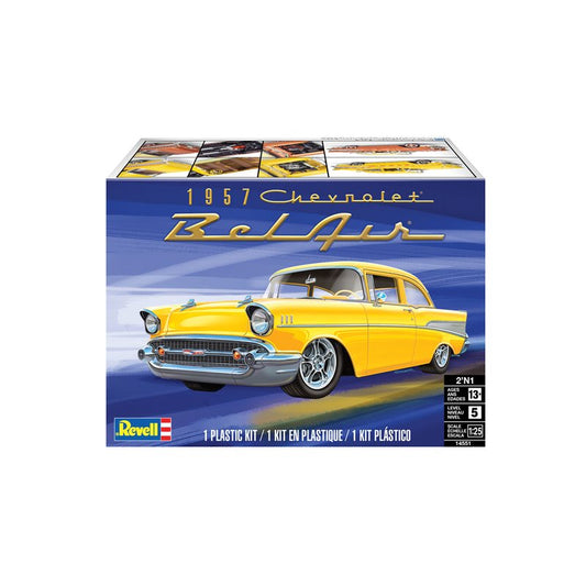 1957 Chevy Bel Air 2In1 1/25 #4551 by Revell