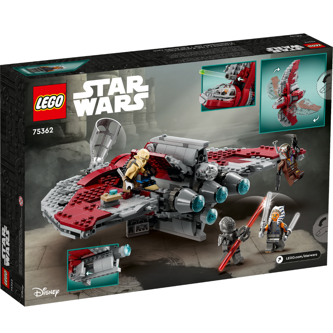 Lego Star Wars: Ahsoka Tano's T-6 Jedi Shuttle 75362