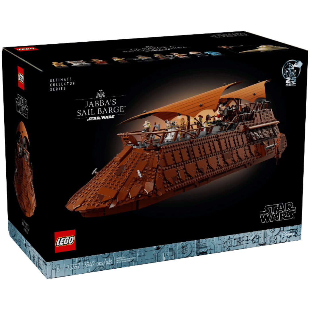 Box of Jabba's Sail Barge showing all its detail