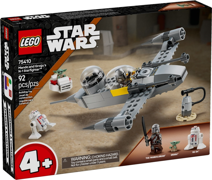 Lego Star Wars: Mando and Grogu's N-1 Starfighter 75410