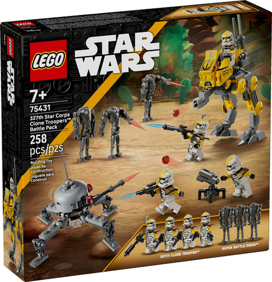 Lego Star Wars: 327th Star Corps Clone Troopers Battle Pack 75431