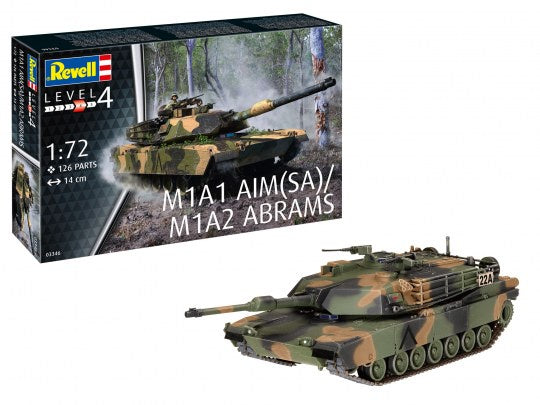 M1A1 Aim(Sa)/M1A2 Abrams 1/72 #3346 by Revell