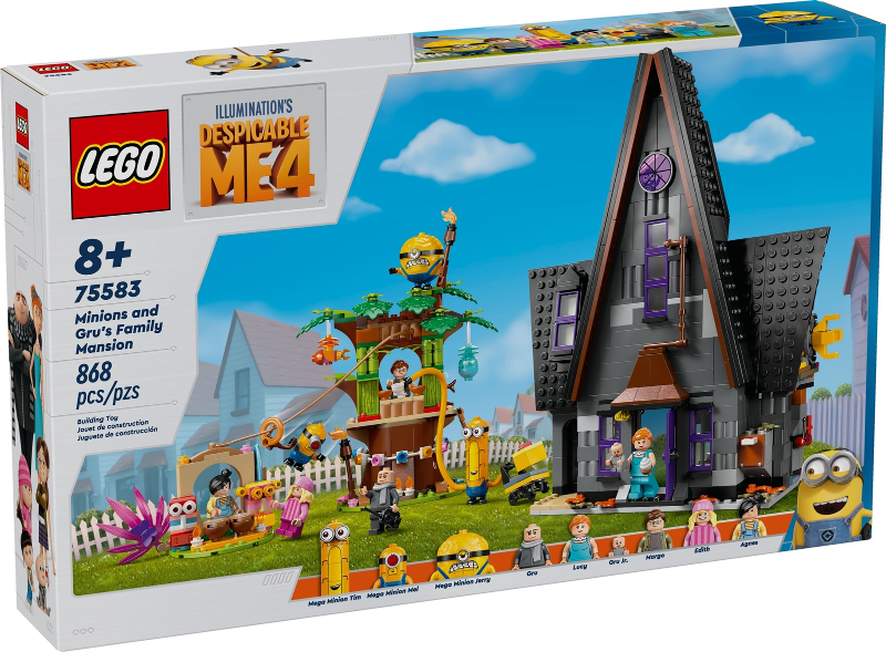 Lego Minions: Minions and Gru's Family Mansion 75583