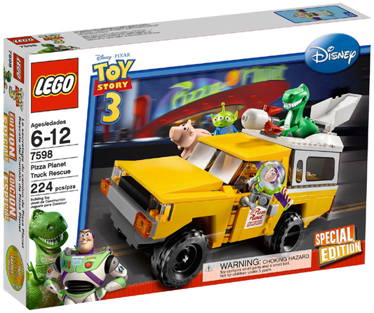 Lego Toy Story: Pizza Planet Truck Rescue 7598 (significant damage to one corner of box - small hole)