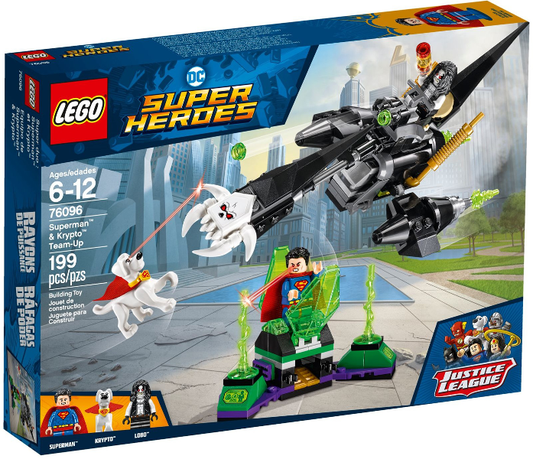 Lego DC Super Heroes: Superman & Krypto Team-Up 76096 (crushed box)