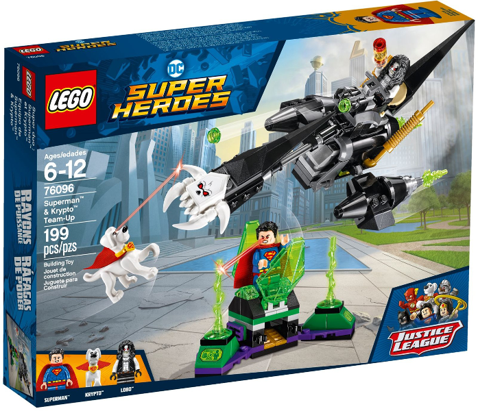 Lego DC Super Heroes: Superman & Krypto Team-Up 76096 (crushed box)