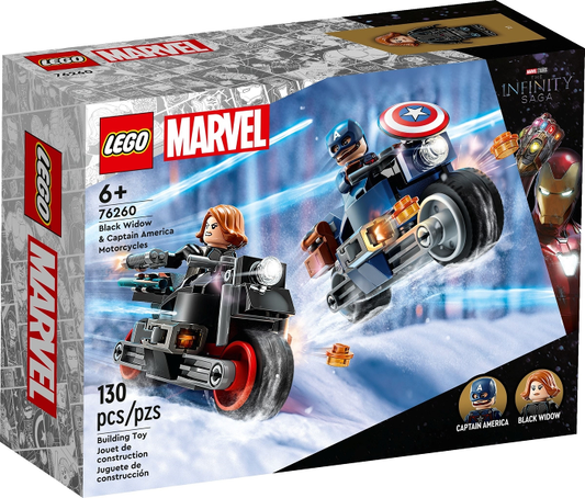 Lego Marvel Super Heroes: Black Widow & Captain America Motorcycles 76260