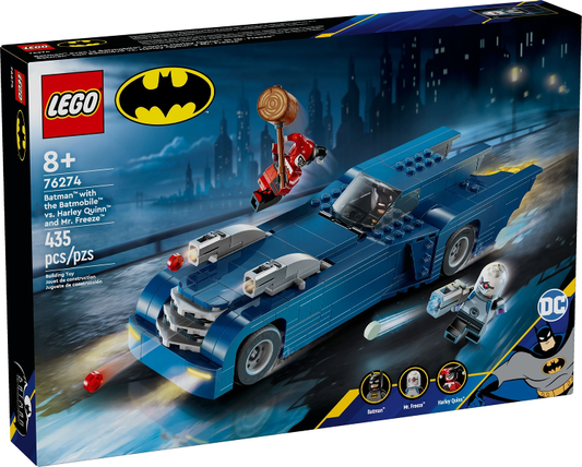 Lego DC Super Heroes: Batman with the Batmobile vs. Harley Quinn and Mr. Freeze 76274