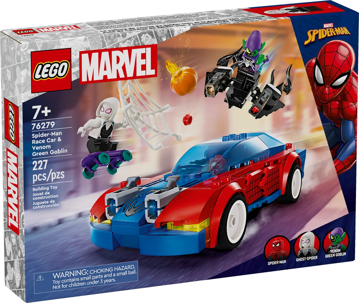 Lego Marvel Super Heroes: Spider-Man Race Car & Venom Green Goblin 76279