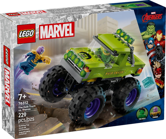 Lego Marvel Super Heroes: Avengers The Hulk Truck vs. Thanos 76312