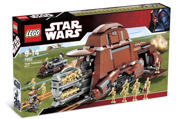 Lego Star Wars: Trade Federation MTT 7662 (Some box crushing)