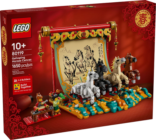 Lego Seasonal: Chinese New Year Galloping Horses Canvas 80119