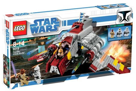 Lego Star Wars: Republic Attack Shuttle 8019