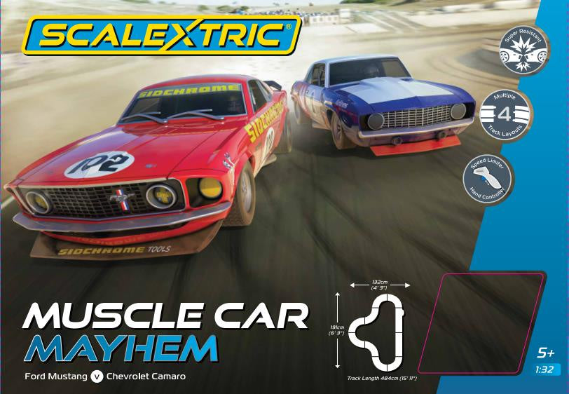 Scalextric Muscle Car Mayhem Set