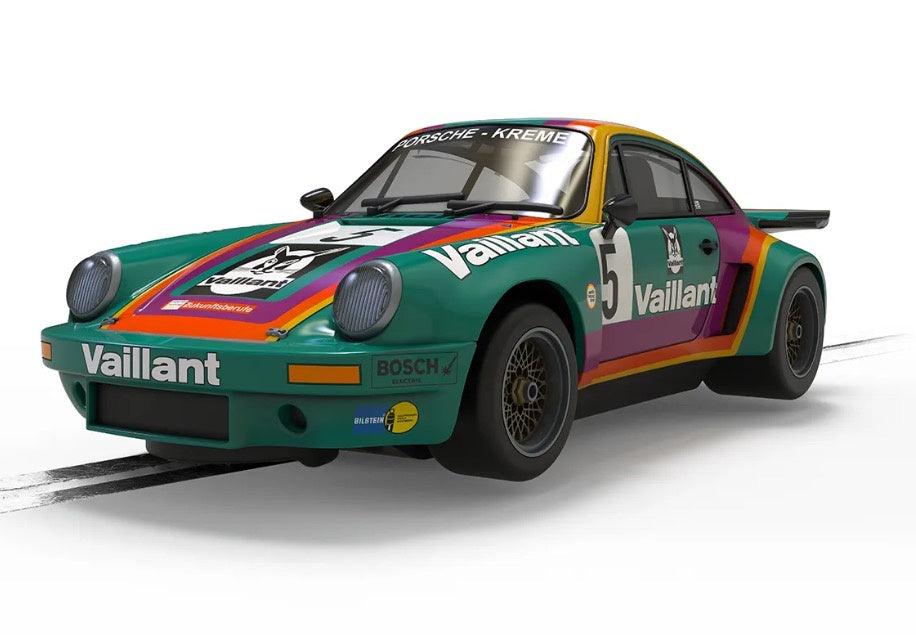 Porsche 911 3.0 RSR Vaillant 2024 Scalextric Slot Car