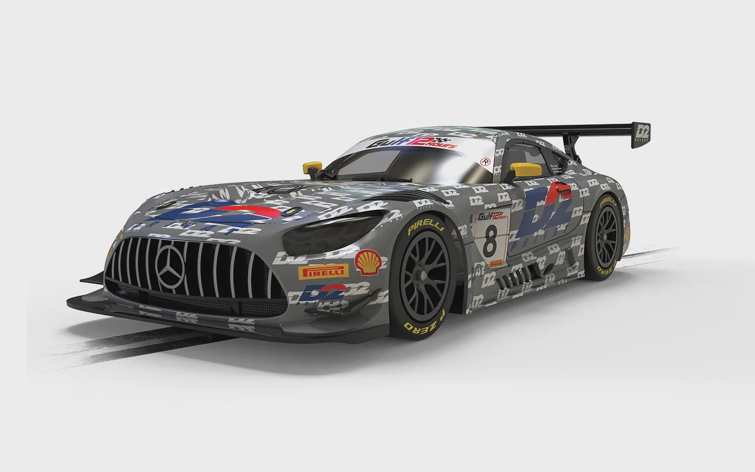 Mercedes AMG GT3 Ram Racing D2 2024 Scalextric Slot Car