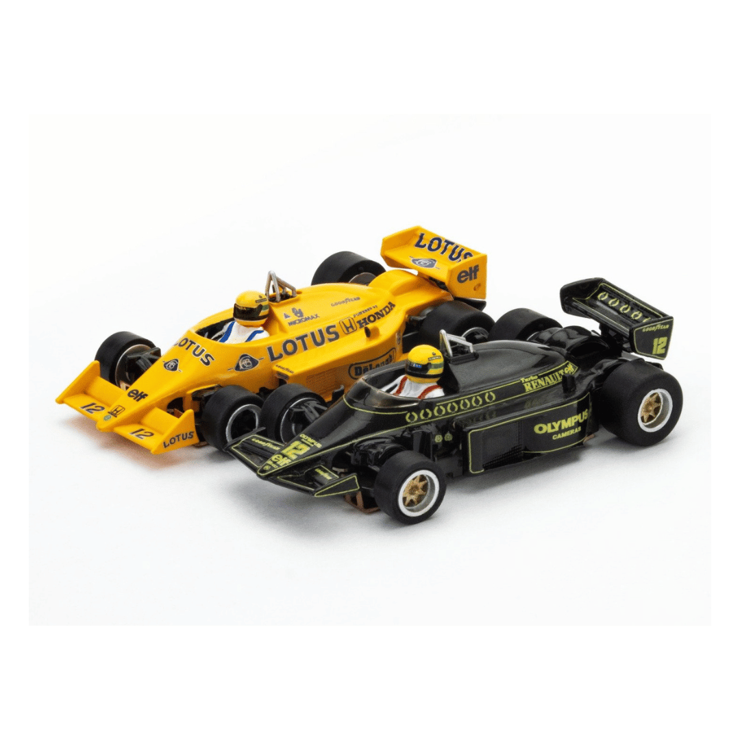 AFX Mega G+ Ayrton Senna Limited Edition 80s Formula Slot Car Track Set