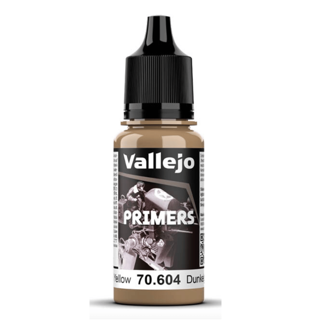 VAL70604 Acrylic Polyurethane Primer - German Dark Yellow (17ml)