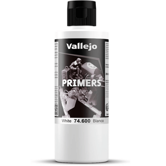 VAL74600 Acrylic Polyurethane Primer - White (200ml)