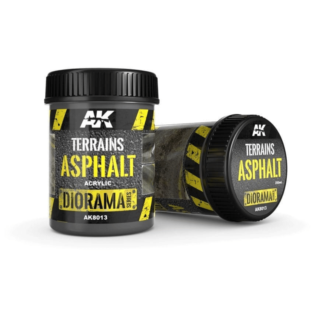 AK Interactive Terrains - Asphalt (250ml) (Acrylic) AK-8013