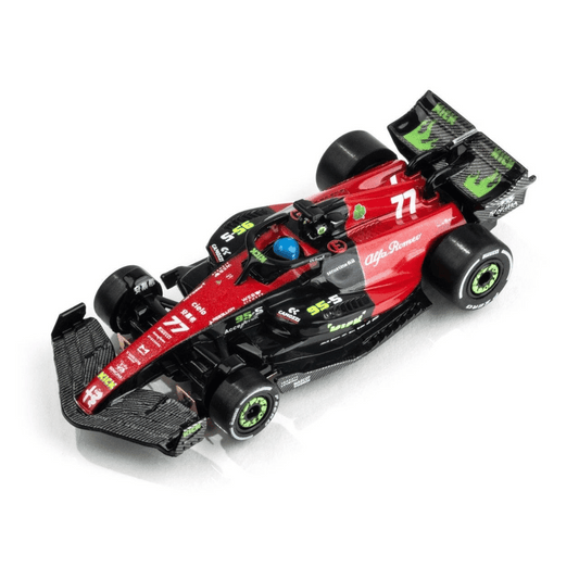 AFX Alfa Romeo 2023 F1 Spa HO Scale Slot Car (Green/Red) (LWB)