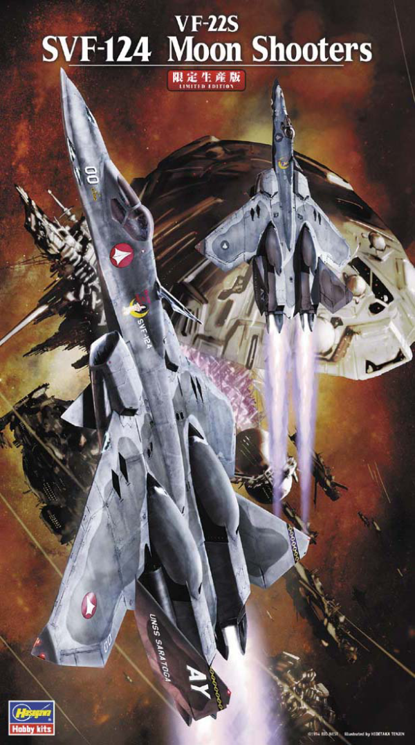 VF-22S "SVF-124 Moon Shooters" 1/72 by Hasegawa