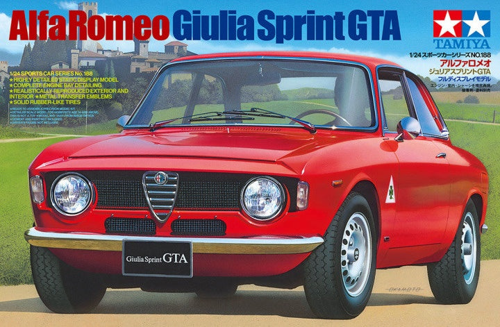 Alfa Romeo Giulia Sprint GTA 1/24 #24188 by Tamiya