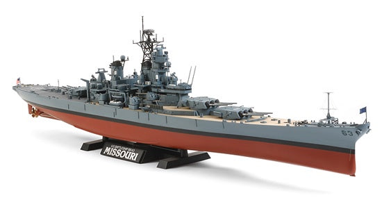 Missouri Battleship W/Detail Up 1/350 #78029 by Tamiya
