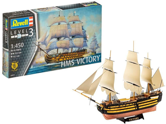 HMS Victory 1/450 Model Sailing Ship Kit #5819 by Revell