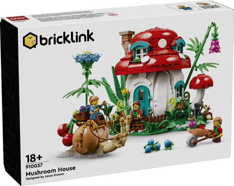 Lego Bricklink Designer Program: Mushroom House 910037