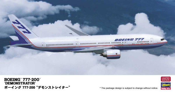 Boeing 777-200 "Demonstrator" 1/200 #10857 by Hasegawa