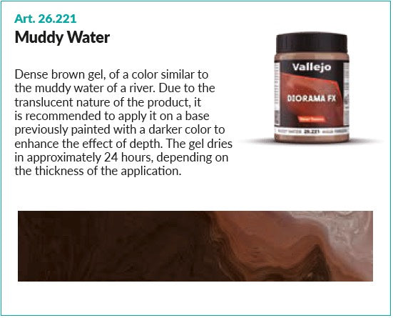 Vallejo Diorama FX VAL26219 Muddy Water (200ml)